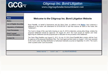 Tablet Screenshot of citigroupbondactionsettlement.com